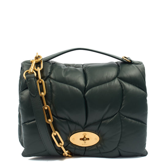 Mulberry Shoulder Bag Softie in Mulberry Blue, Leather — Front View