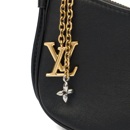 Louis Vuitton Shoulder Bag Bloom Pochette in Black, Leather — Alternate View 7