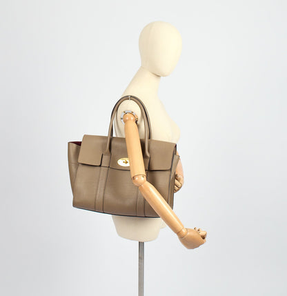 Mulberry Tote Bayswater - New in Brown, Calfskin Leather — Side View