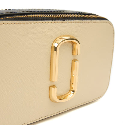 Marc Jacobs Cross Body Snapshot in Cream, Leather — Detail View
