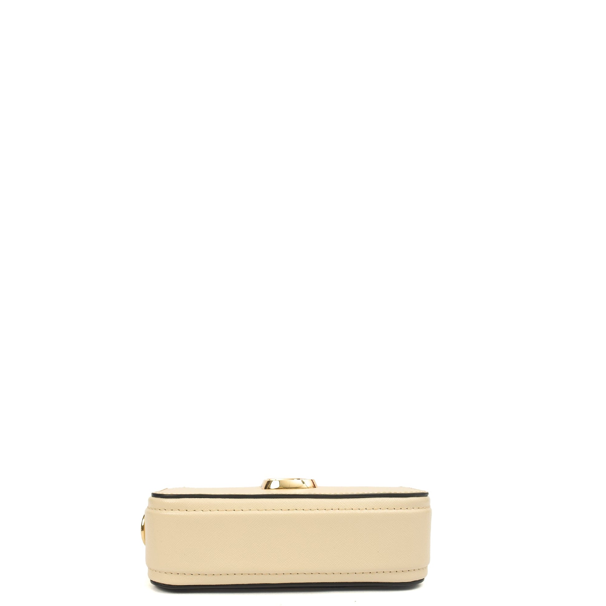 Marc Jacobs Cross Body Snapshot in Cream, Leather — Top View