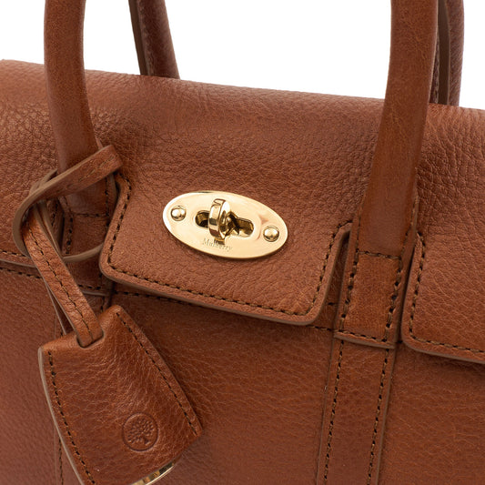 Mulberry Mini Bag Mini Bayswater in Oak, Leather — Side View