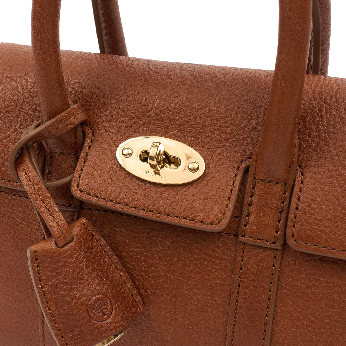 Mulberry Mini Bag Mini Bayswater in Oak, Leather — Alternate View 8
