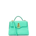 Mulberry Top Handle Seaton - Mini in Aqua Green, Calfskin Leather — Front View