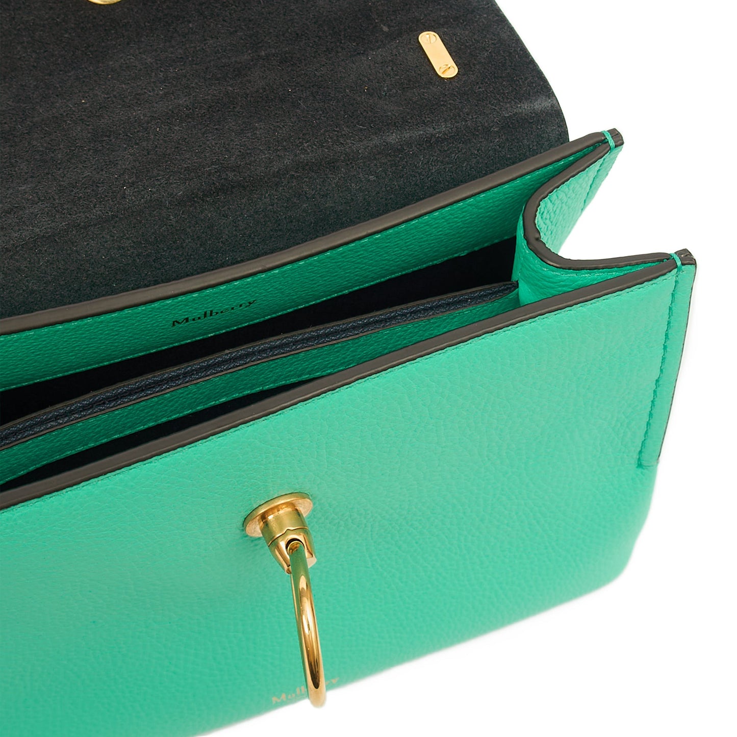 Mulberry Top Handle Seaton - Mini in Aqua Green, Calfskin Leather — Alternate View 17