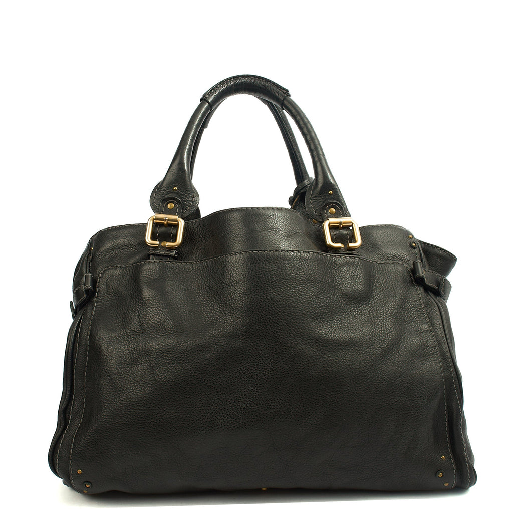 Chloe Shoulder Bag Paddington - Tote in Black, Leather — Top View