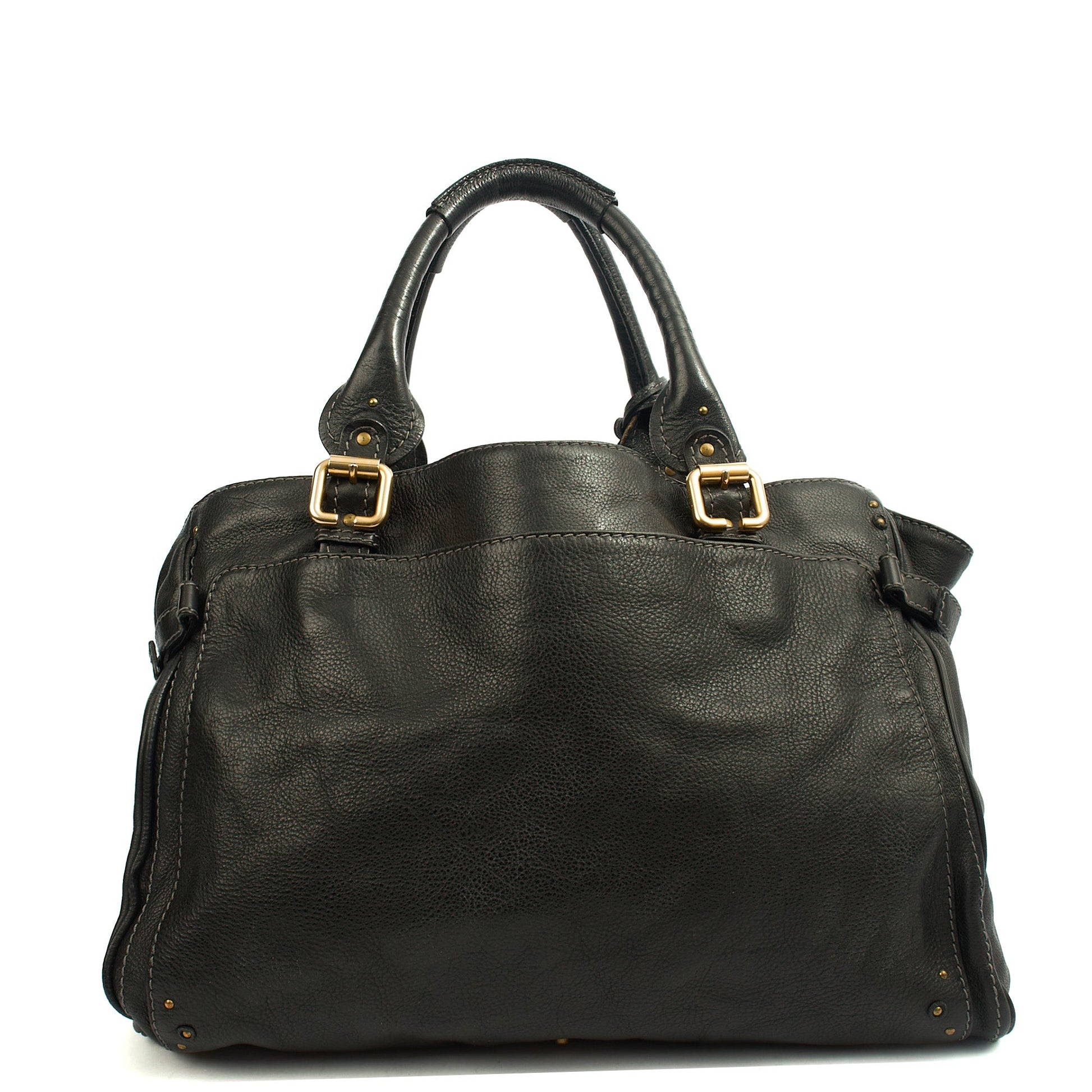 Chloe Shoulder Bag Paddington - Tote in Black, Leather — Top View