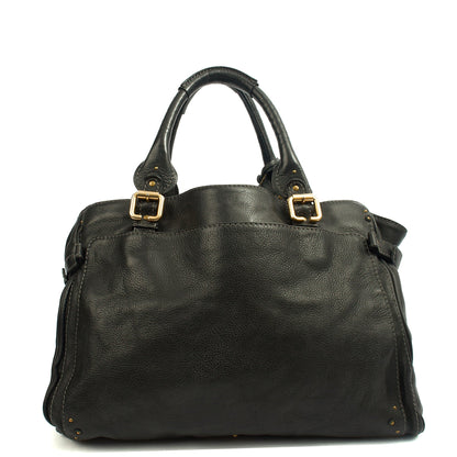 Chloe Shoulder Bag Paddington - Tote in Black, Leather — Top View