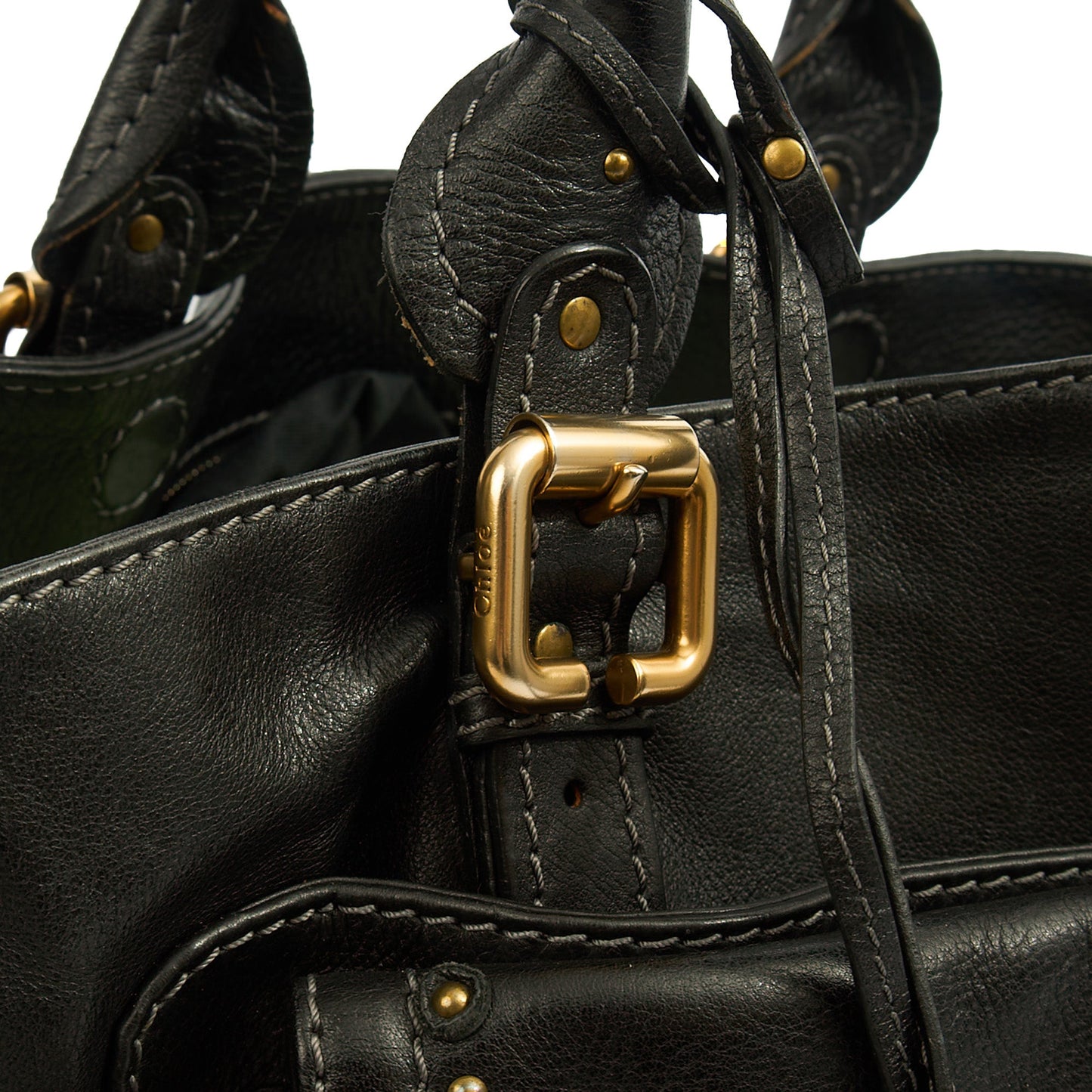 Chloe Shoulder Bag Paddington - Tote in Black, Leather — Alternate View 7