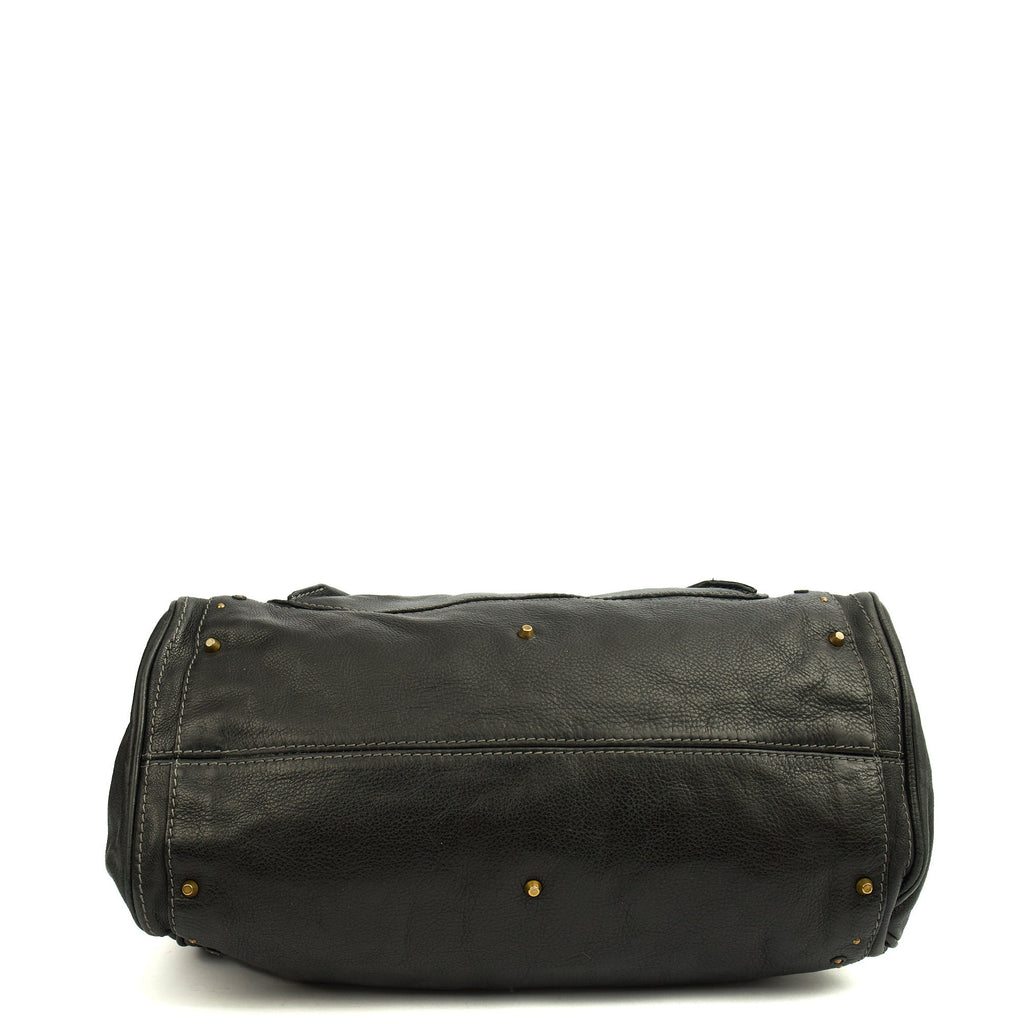 Chloe Shoulder Bag Paddington - Tote in Black, Leather — Detail View