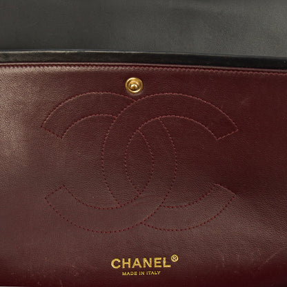 Chanel Shoulder Bag Classic Double Flap - Large in Black, Lambskin Leather — Alternate View 11