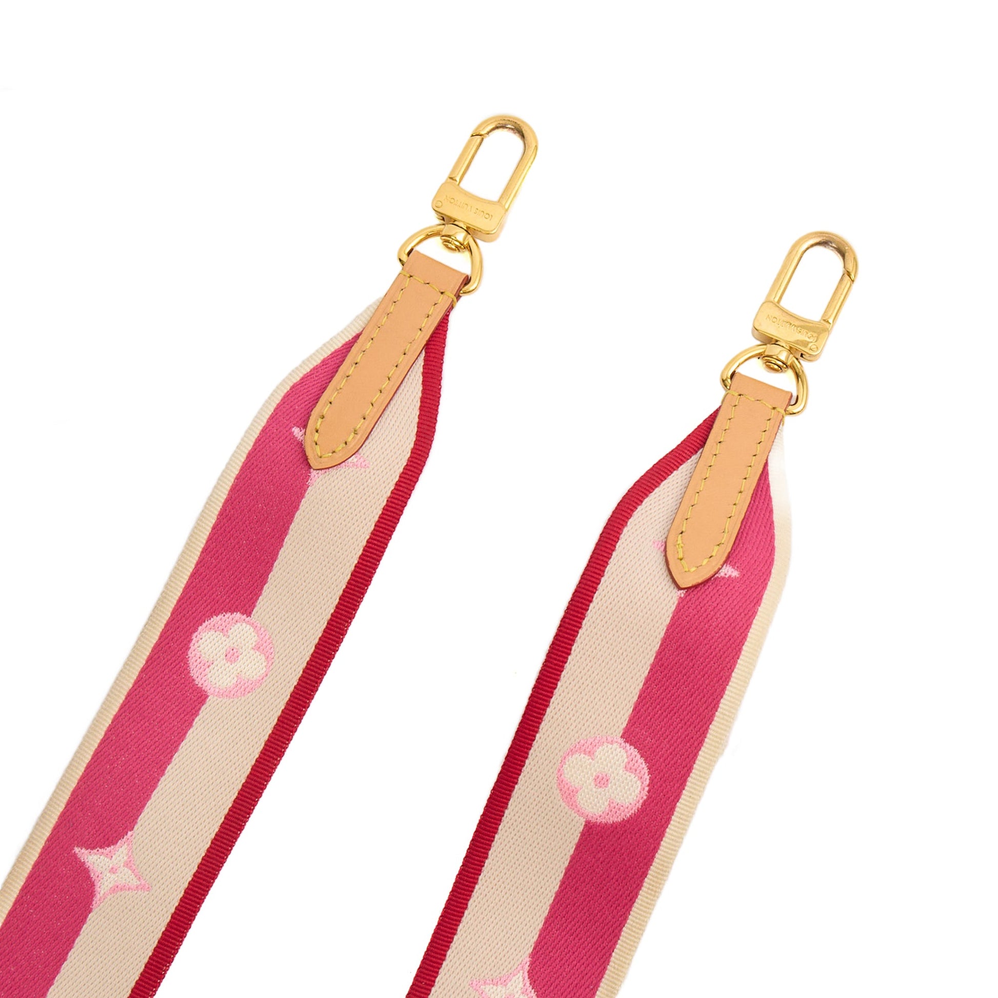 Louis Vuitton Other Bandouliere (Shoulder Strap) in Mini Lin Pink, invalid — Back View