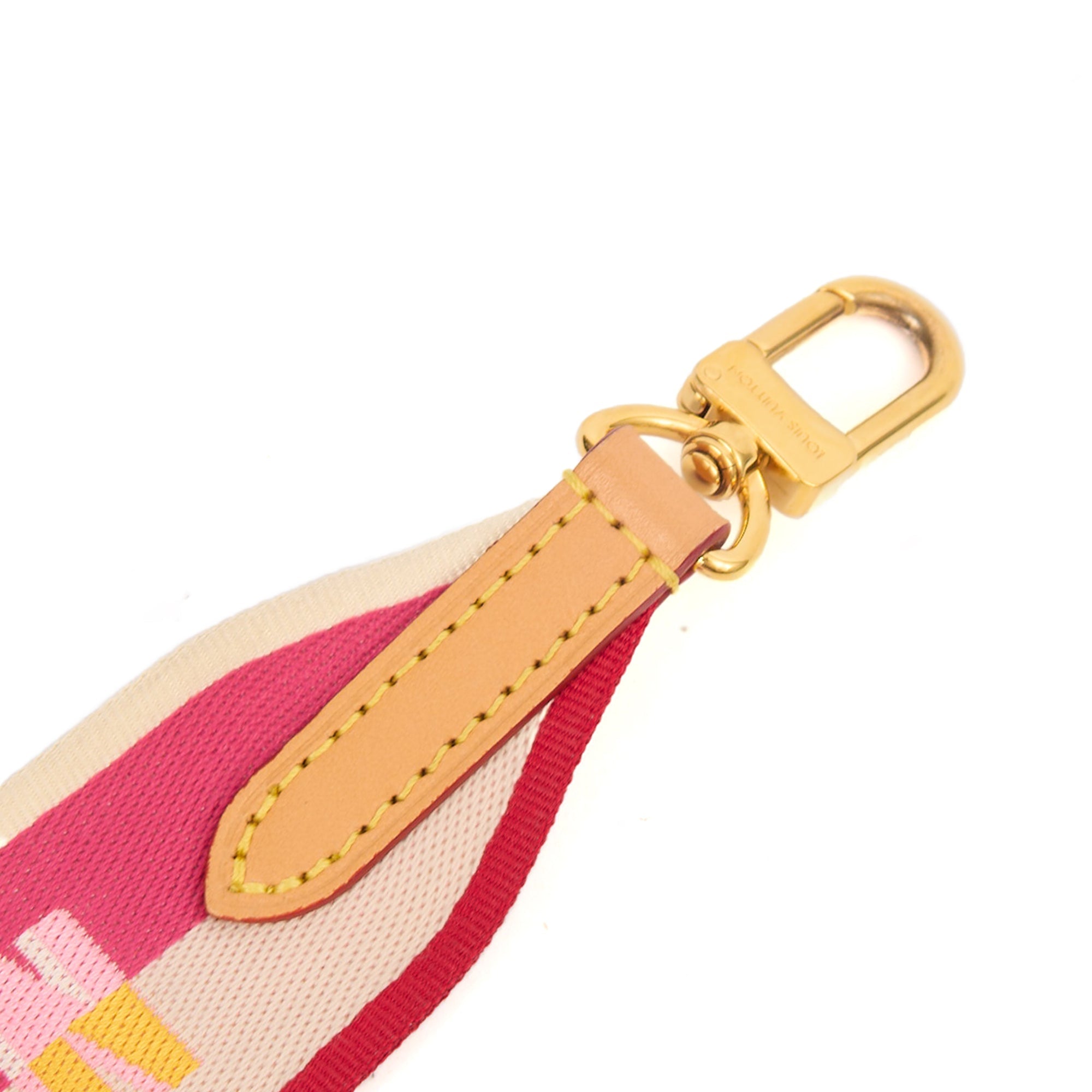 Louis Vuitton Other Bandouliere (Shoulder Strap) in Mini Lin Pink, invalid — Side View
