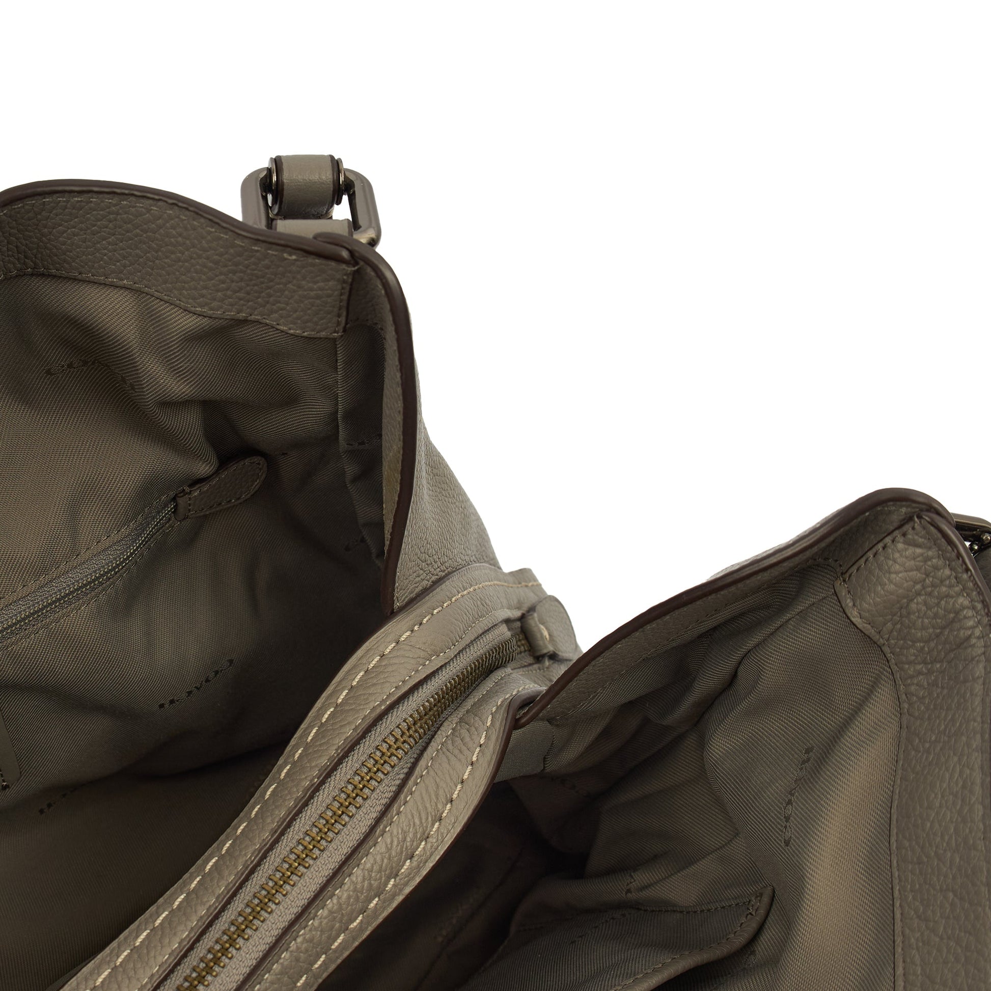 Coach Tote Willow Tote in Grey, Leather — Detail View