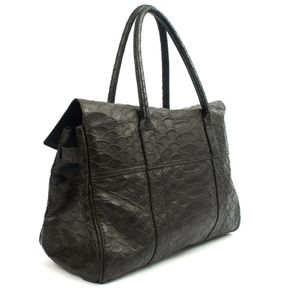 Mulberry Tote Bayswater Heritage in Black, Exotic Effect Leather — Alternate View 8