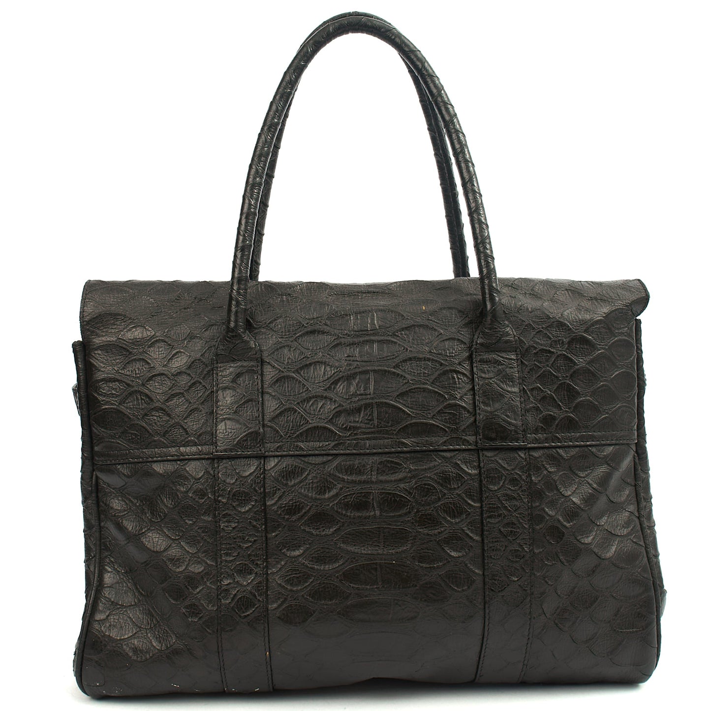 Mulberry Tote Bayswater Heritage in Black, Exotic Effect Leather — Alternate View 15