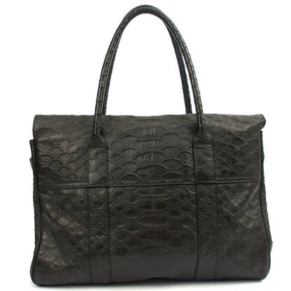 Mulberry Tote Bayswater Heritage in Black, Exotic Effect Leather — Alternate View 9