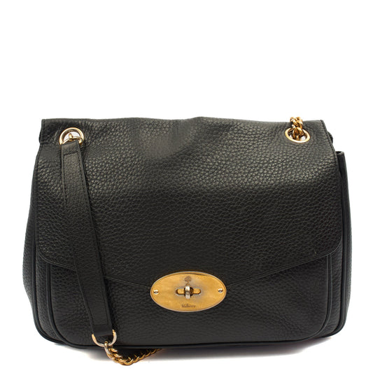 Mulberry Shoulder Bag Darley Shoulder Bag  in Black, Leather — Front View