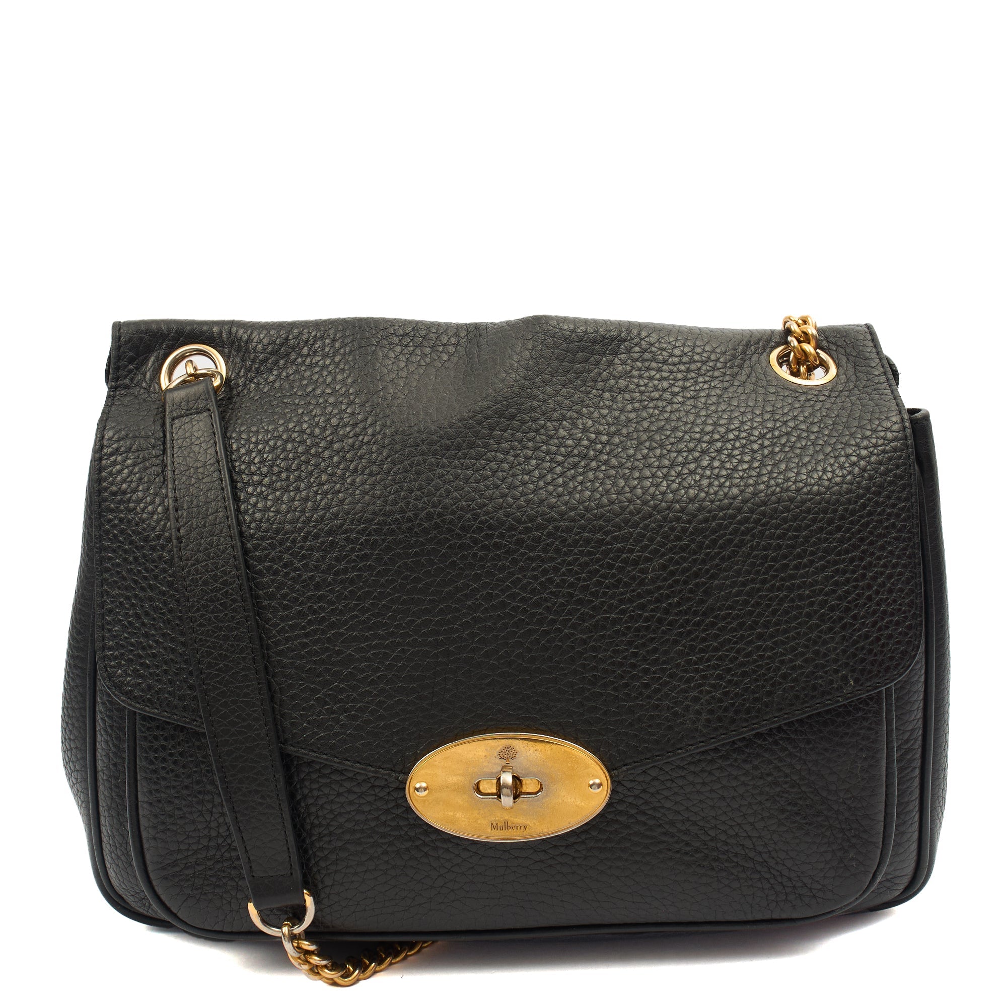 Mulberry Shoulder Bag Darley Shoulder Bag  in Black, Leather — Alternate View 7