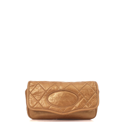 Chanel Shoulder Bag Vintage Shoulder Bag in Metallic, Calfskin Leather — Alternate View 10