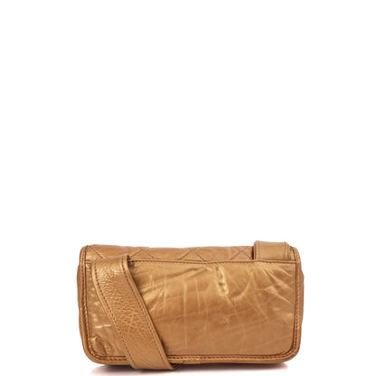 Chanel Shoulder Bag Vintage Shoulder Bag in Metallic, Calfskin Leather — Alternate View 12