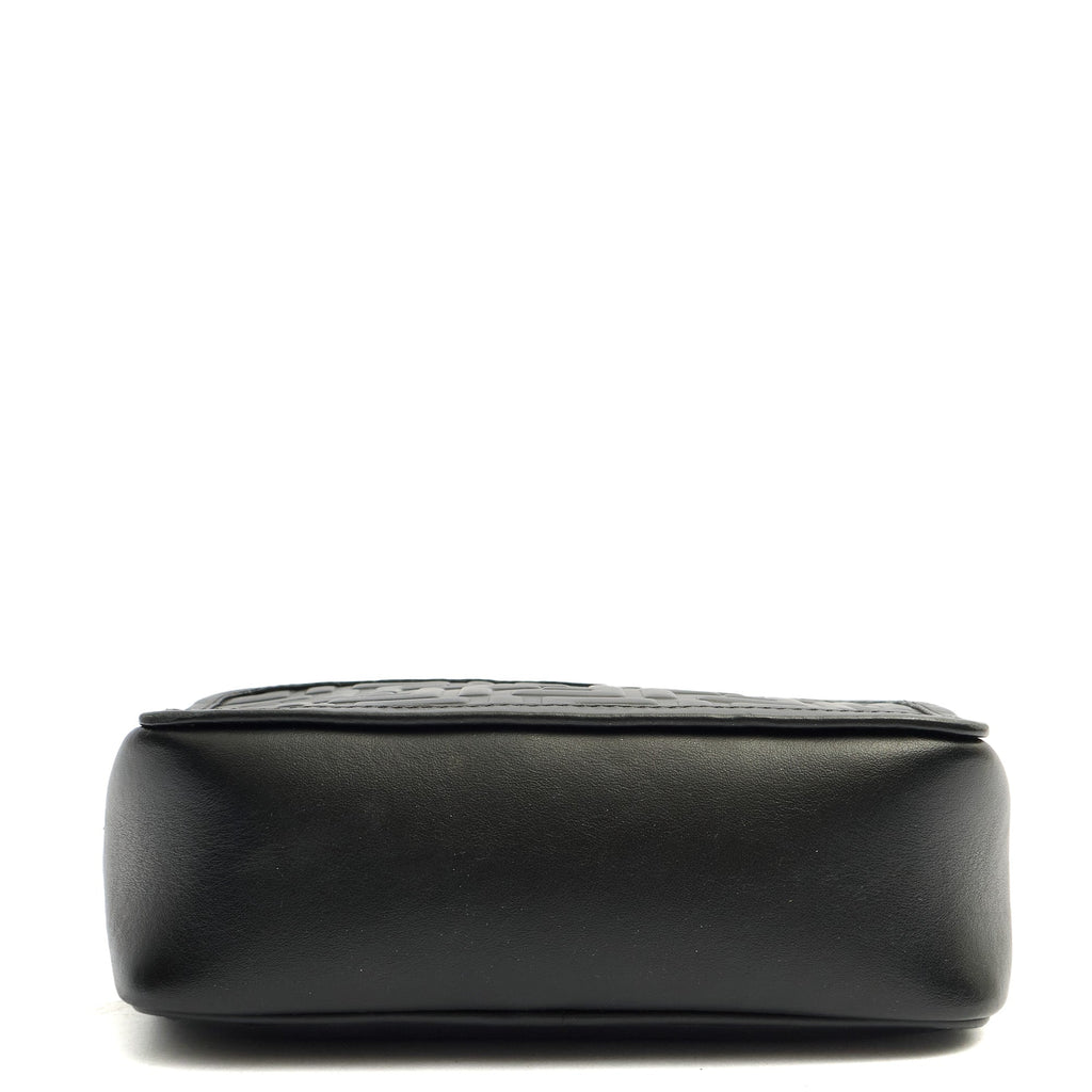 Fendi Cross Body Crossbody in Black, Leather — Top View