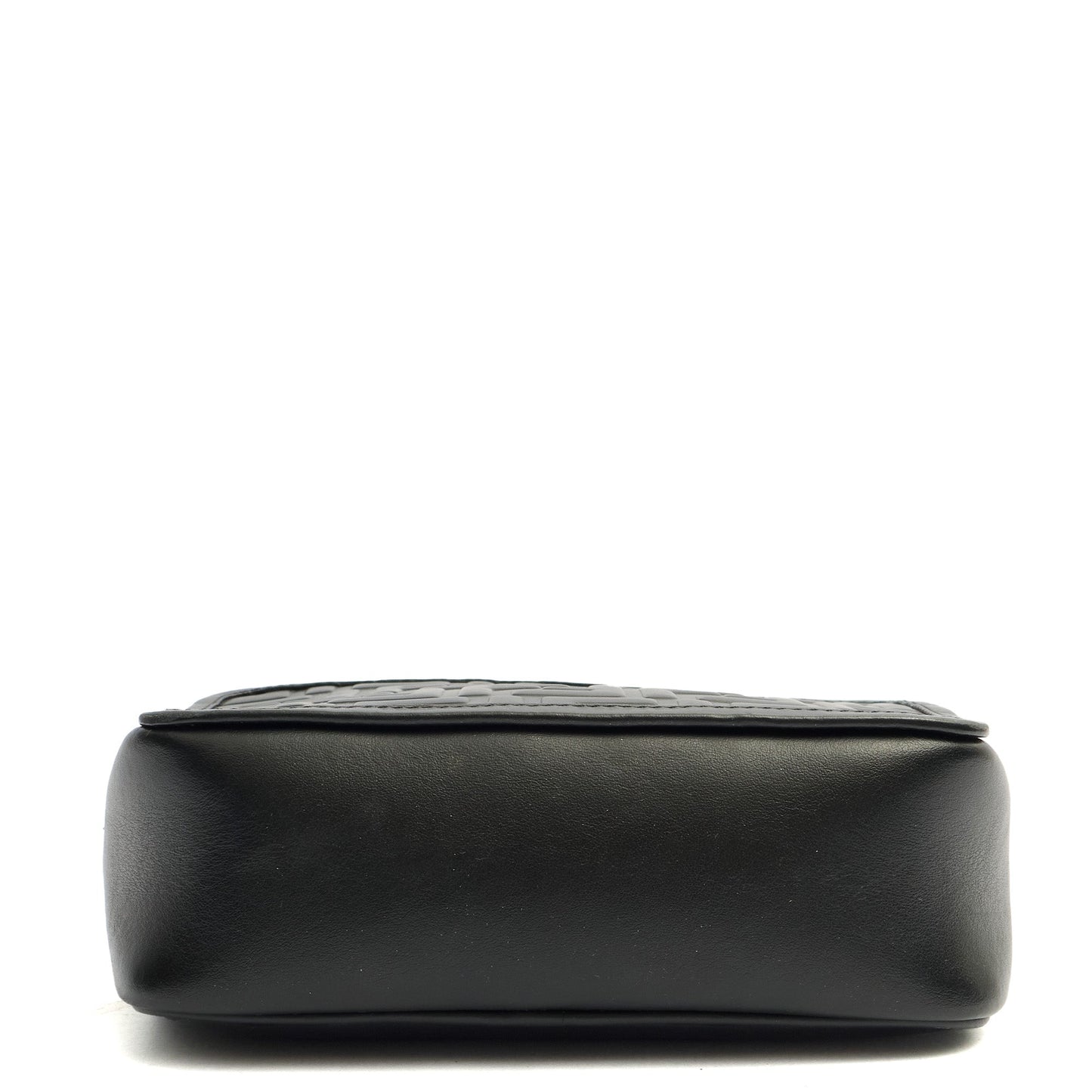 Fendi Cross Body Crossbody in Black, Leather — Top View