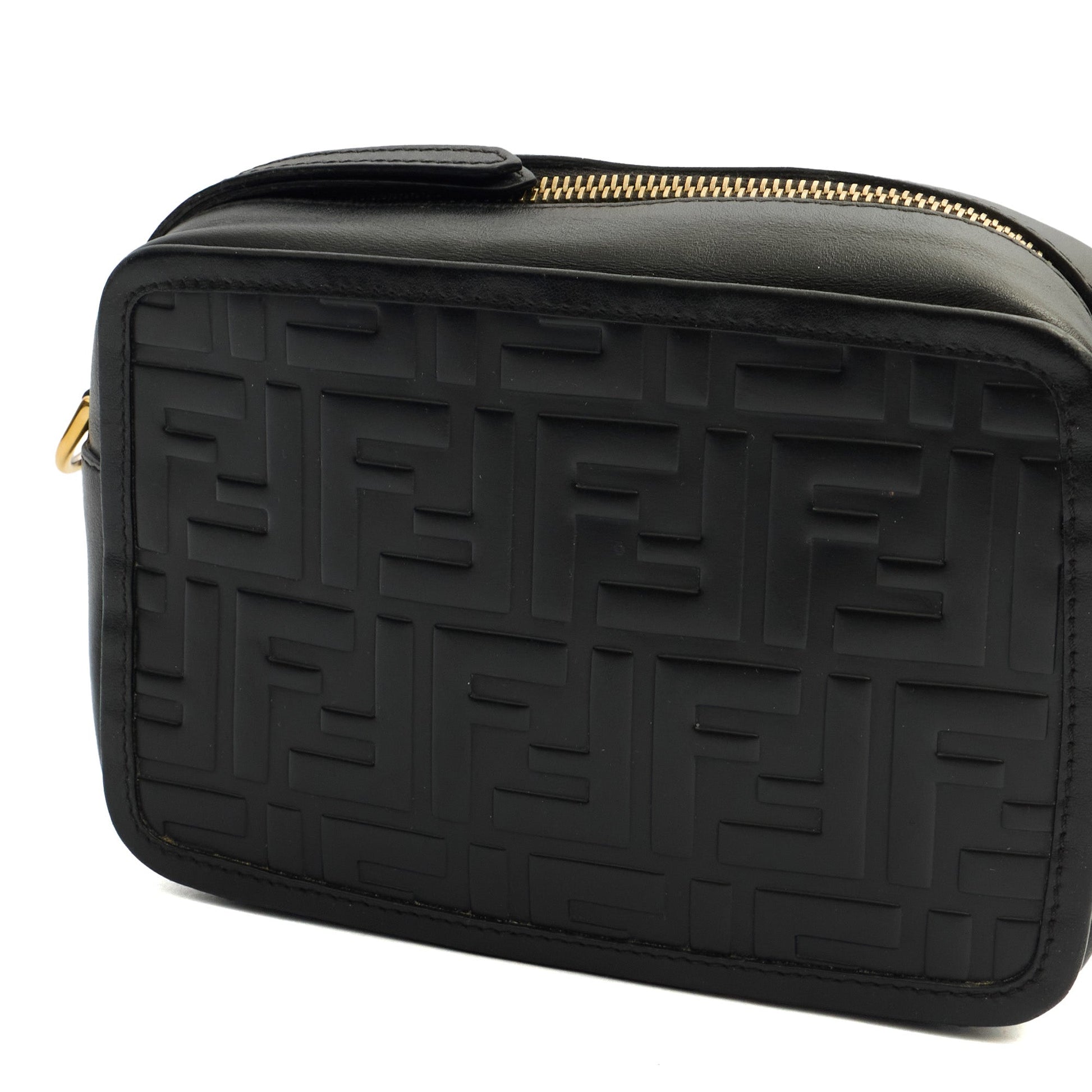 Fendi Cross Body Crossbody in Black, Leather — Lifestyle View