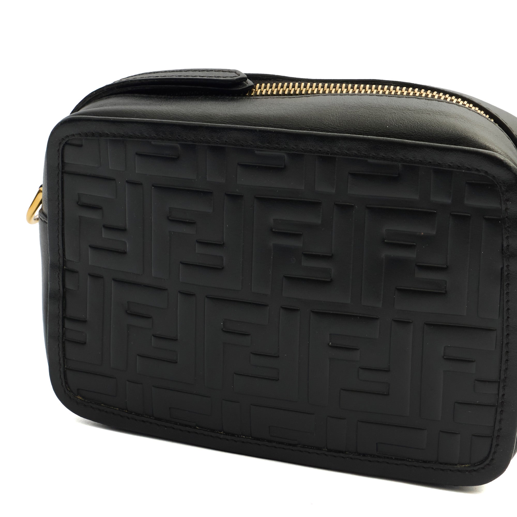 Fendi Cross Body Crossbody in Black, Leather — Lifestyle View