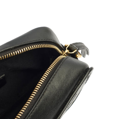 Fendi Cross Body Crossbody in Black, Leather — Detail View