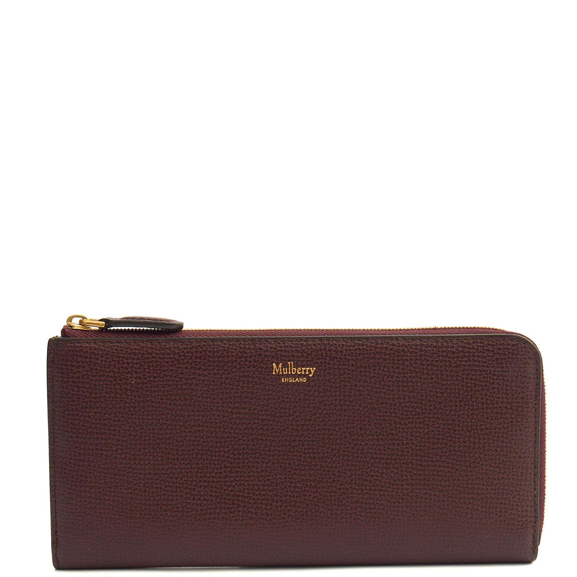 Mulberry Purse Wallet in Oxblood, Leather — Alternate View 7