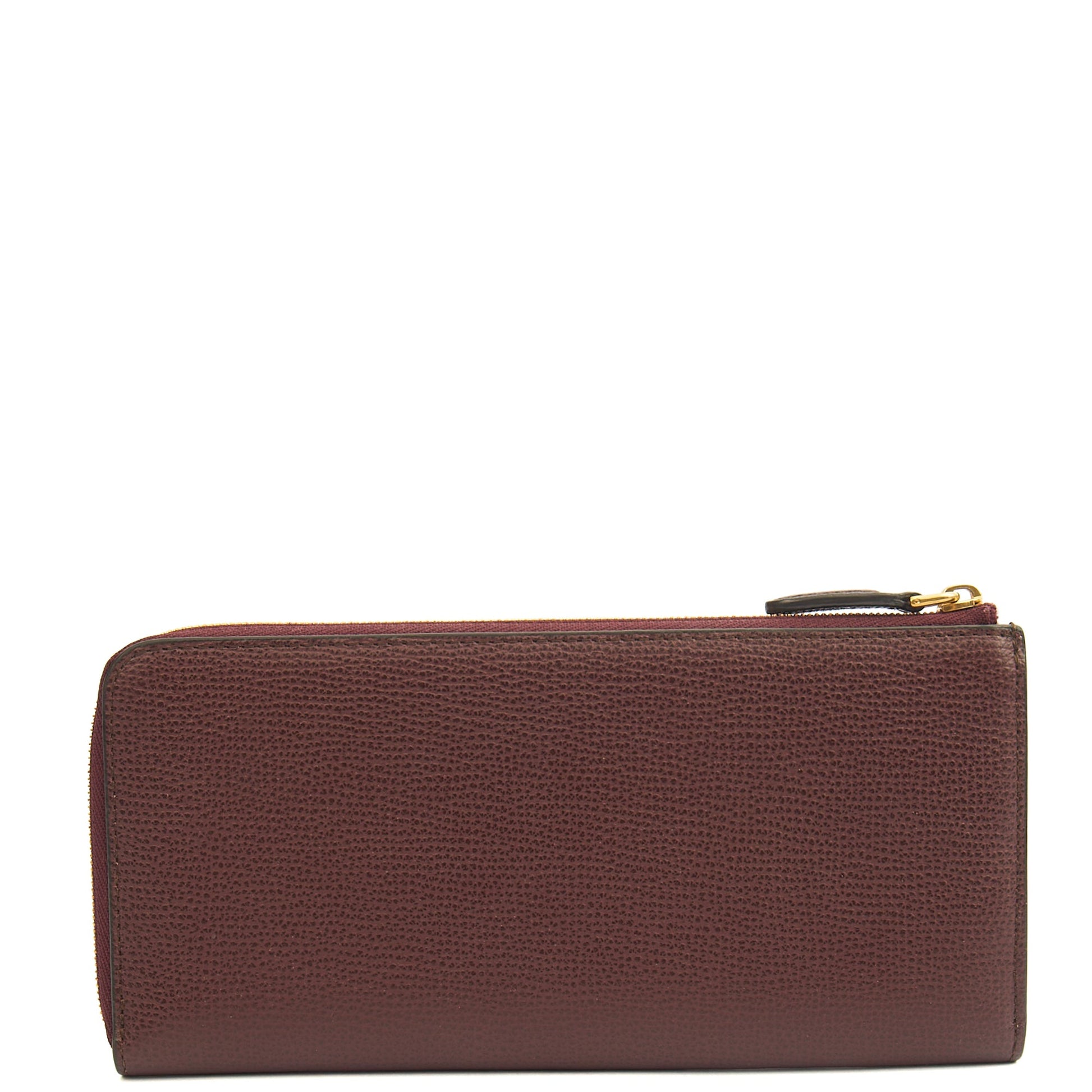 Mulberry Purse Wallet in Oxblood, Leather — Back View