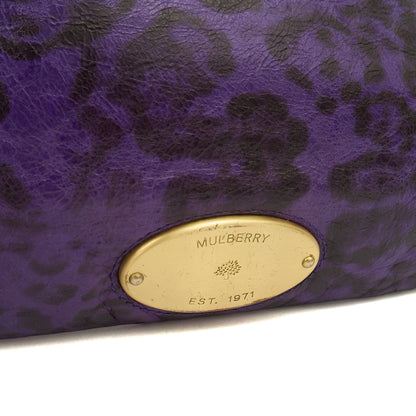Mulberry Clutch Mitzy Clutch in Print, Calfskin Leather — Detail View
