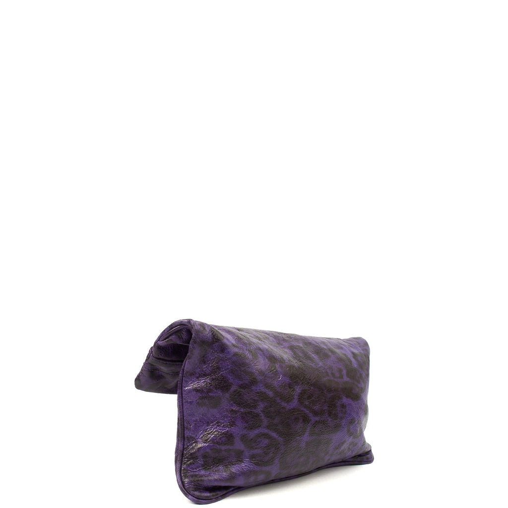 Mulberry Clutch Mitzy Clutch in Print, Calfskin Leather — Side View