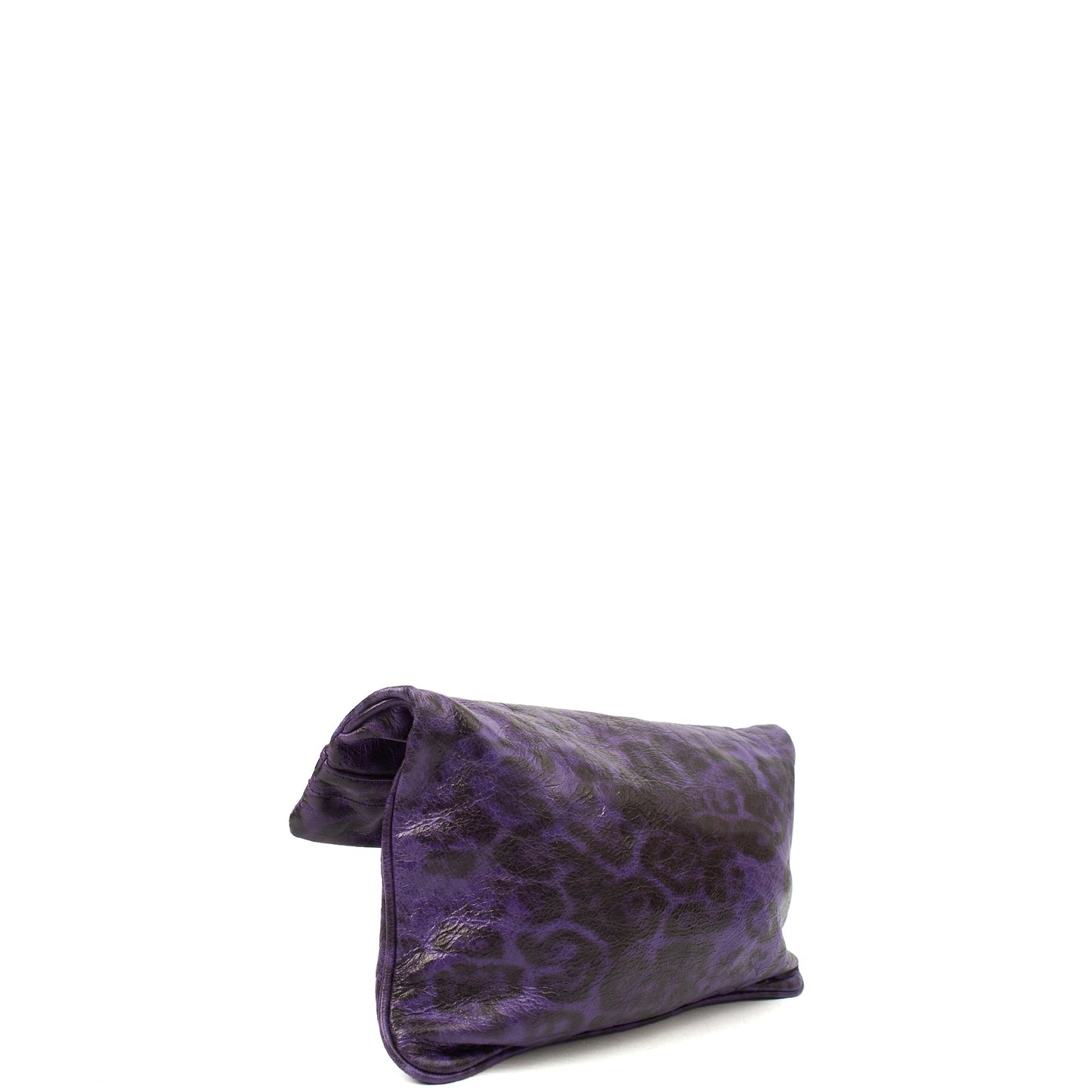 Mulberry Clutch Mitzy Clutch in Print, Calfskin Leather — Side View