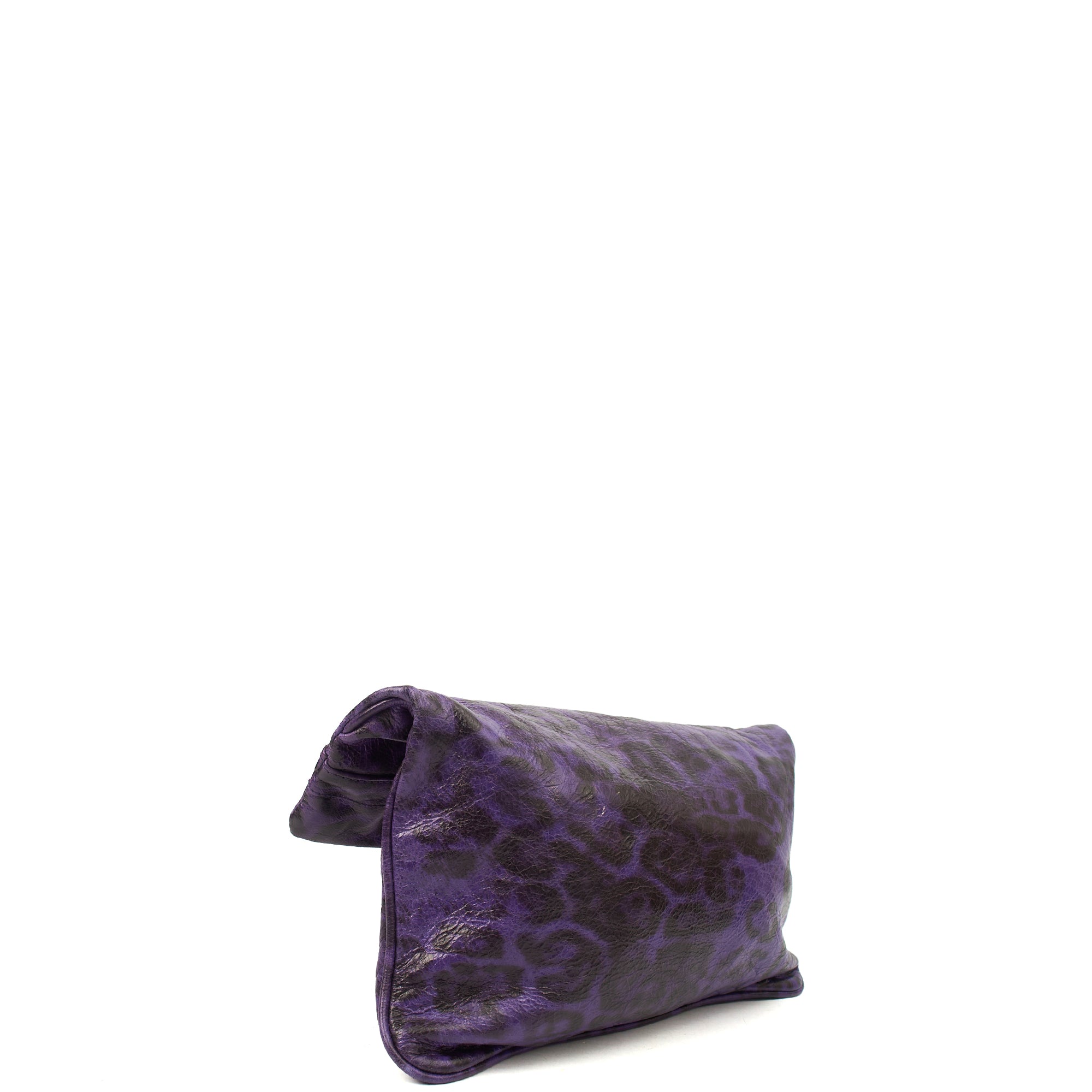 Mulberry Clutch Mitzy Clutch in Print, Calfskin Leather — Side View