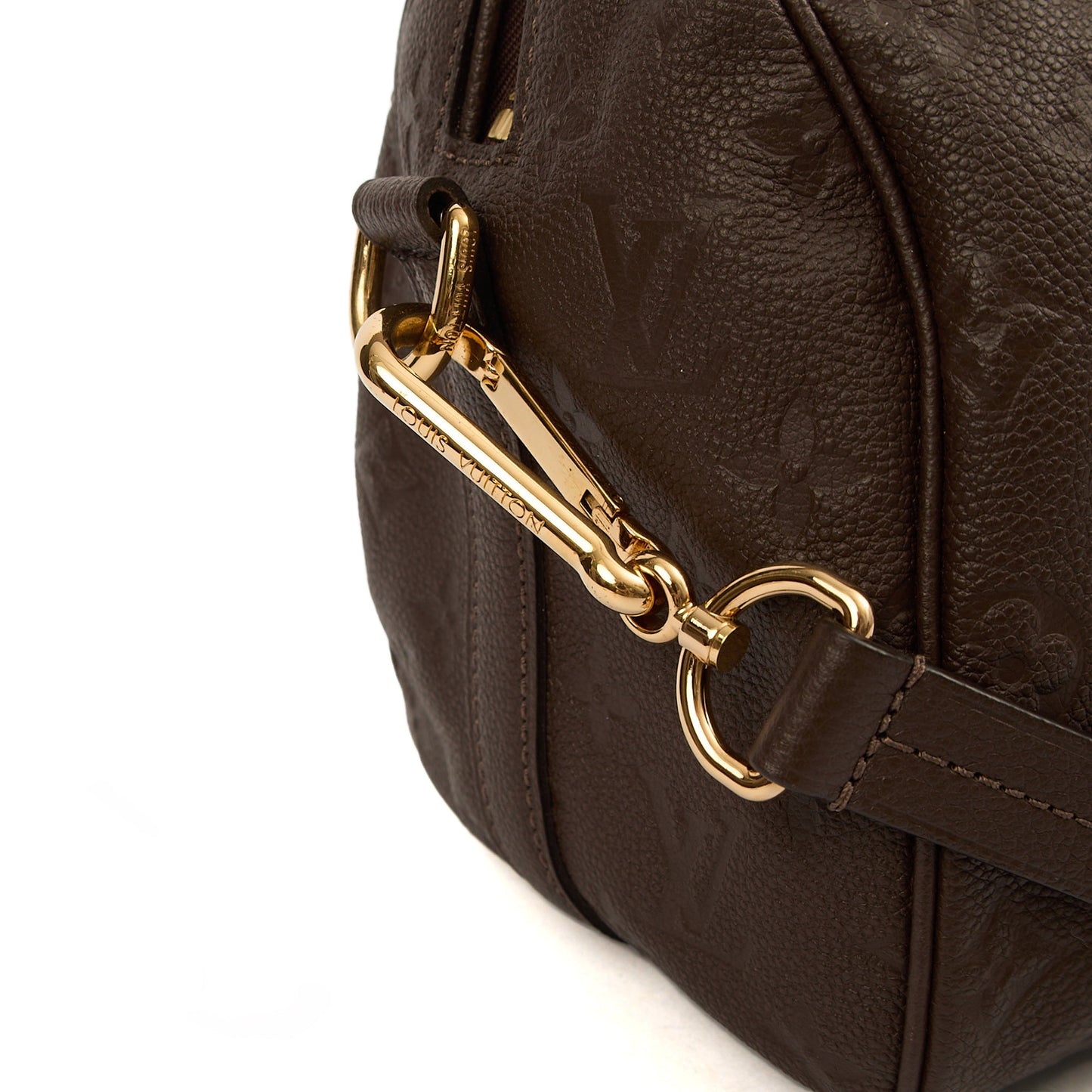 Louis Vuitton Top Handle Speedy Bandouliere 30 in Monogram, Empreinte Leather — Lifestyle View