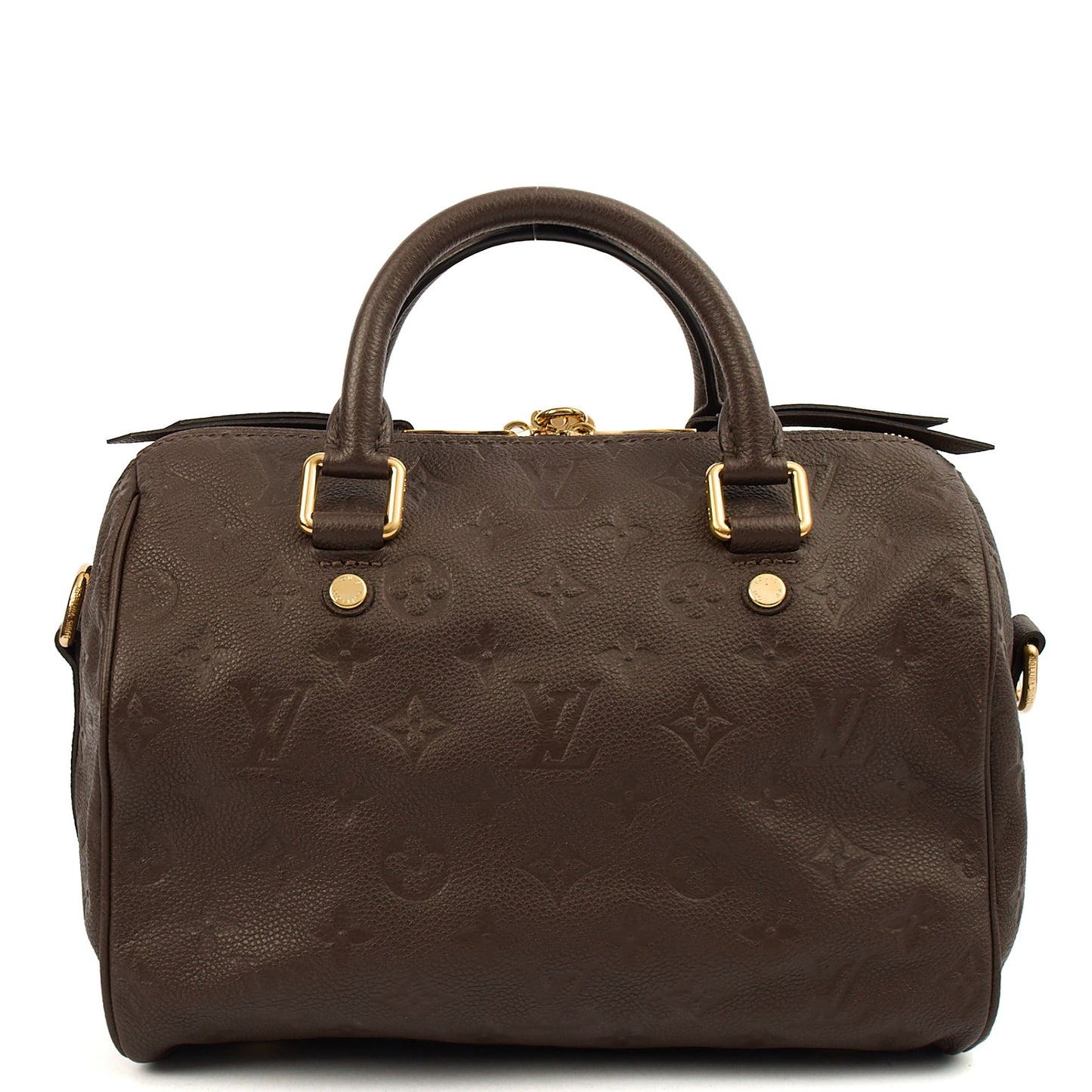 Louis Vuitton Top Handle Speedy Bandouliere 30 in Monogram, Empreinte Leather — Top View