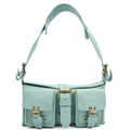 Mulberry Shoulder Bag Blenheim in Blue, Leather — Front View