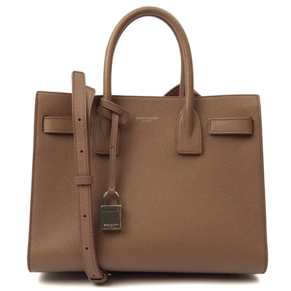 Saint Laurent Tote Sac de Jour Baby in Pink, Leather — Alternate View 13