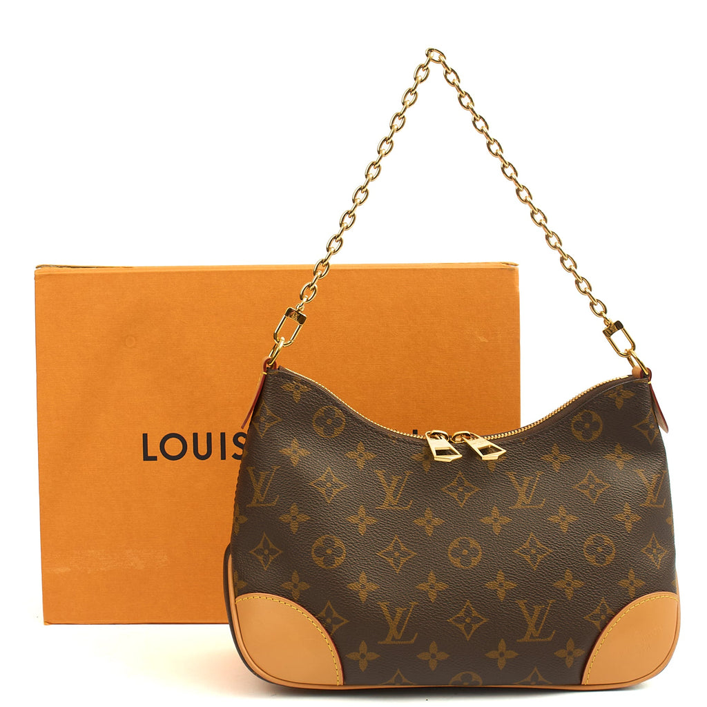Louis Vuitton Cross Body Boulogne in Monogram, Canvas — Detail View