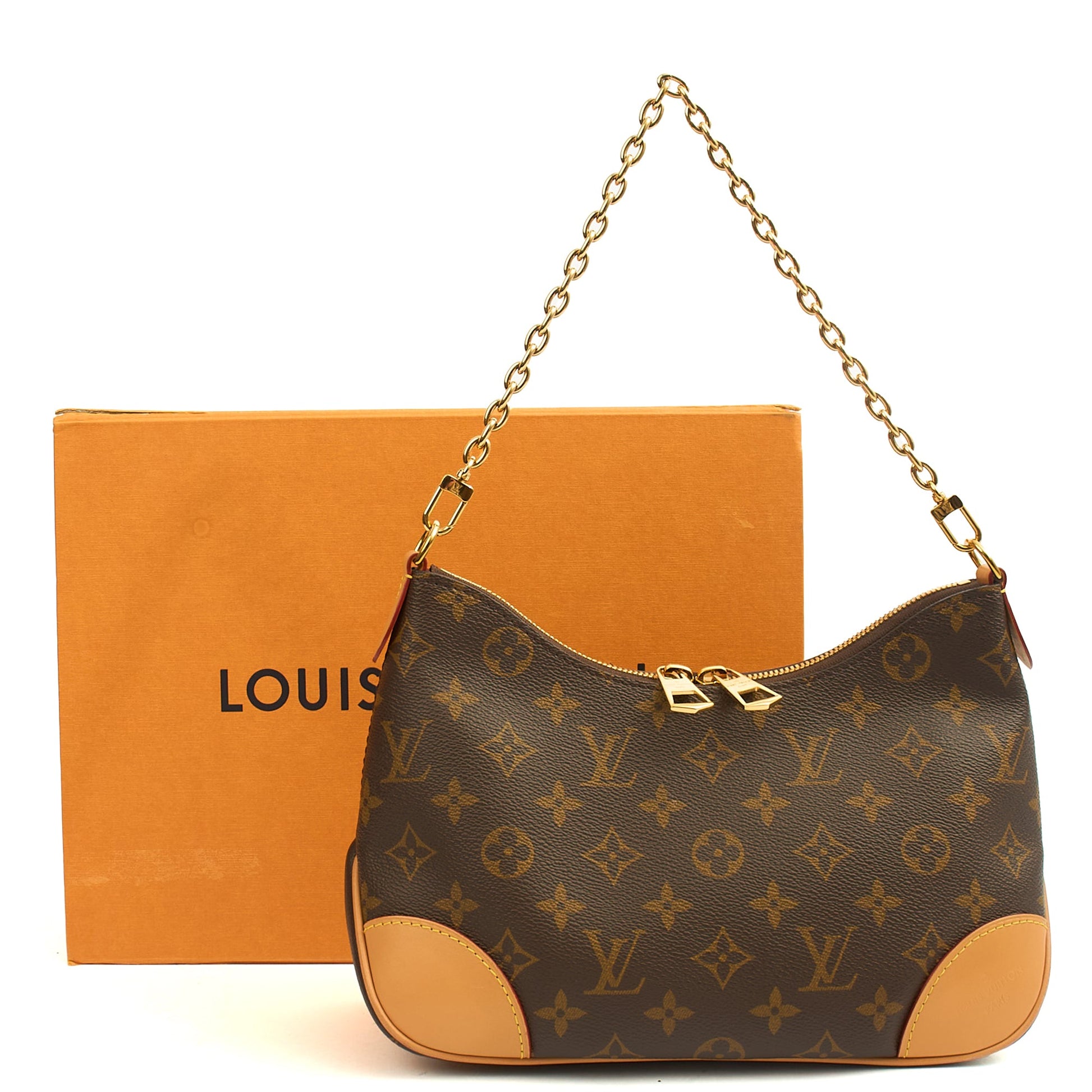 Louis Vuitton Cross Body Boulogne in Monogram, Canvas — Detail View