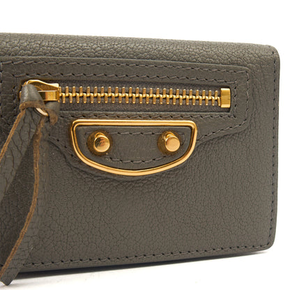 Balenciaga Wallet Wallet in Grey, Veau (Calfskin) — Alternate View 12