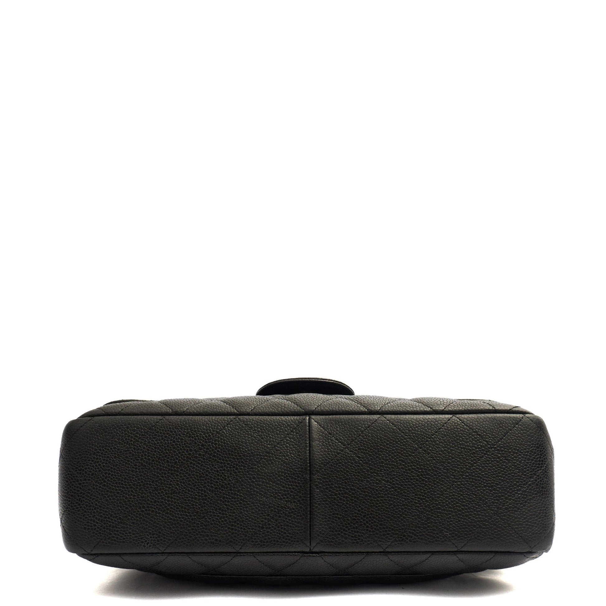 Chanel Shoulder Bag Classic Single Flap - Maxi in Black, Caviar Leather — Lifestyle View
