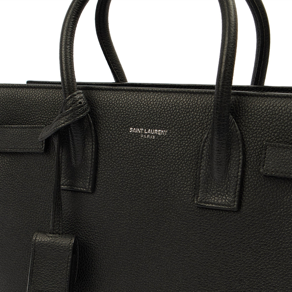 Saint Laurent Tote Sac de Jour Baby in Black, Leather — Alternate View 18