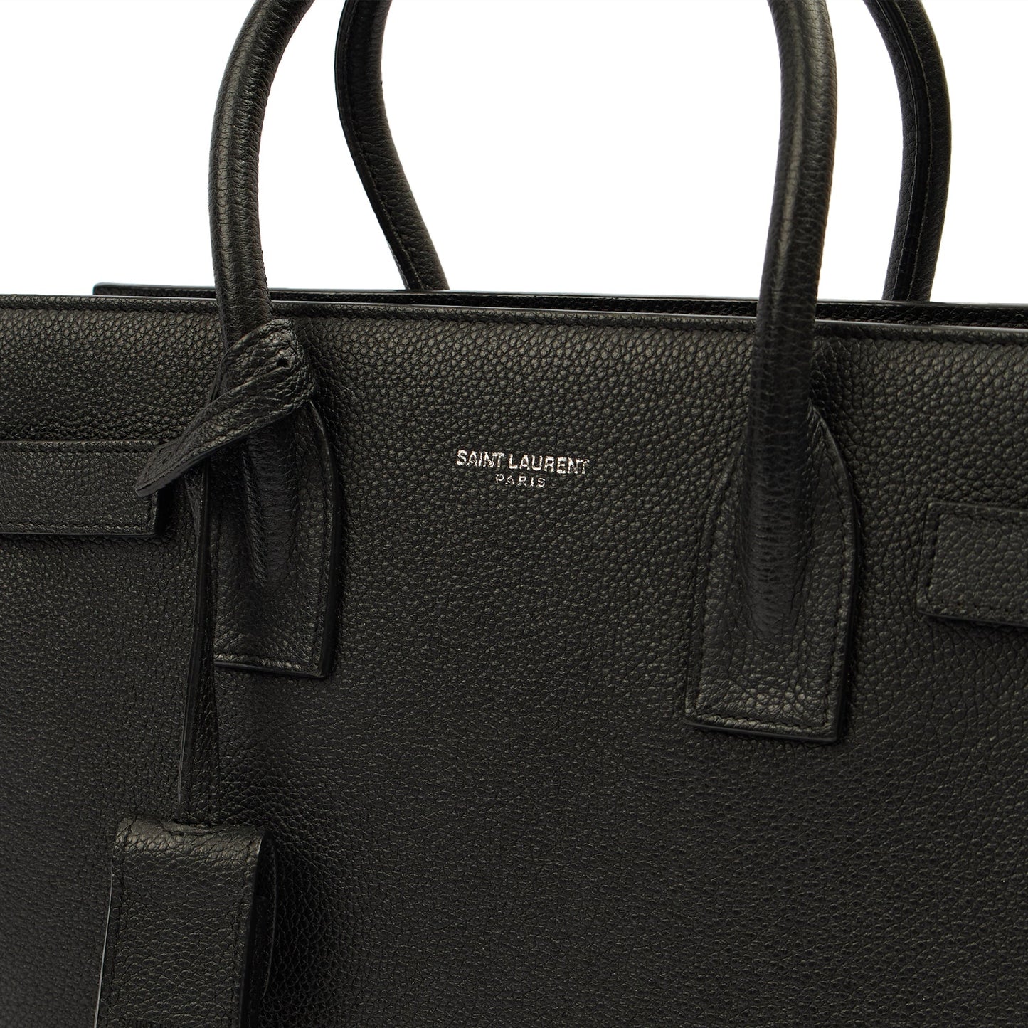 Saint Laurent Tote Sac de Jour Baby in Black, Leather — Alternate View 18