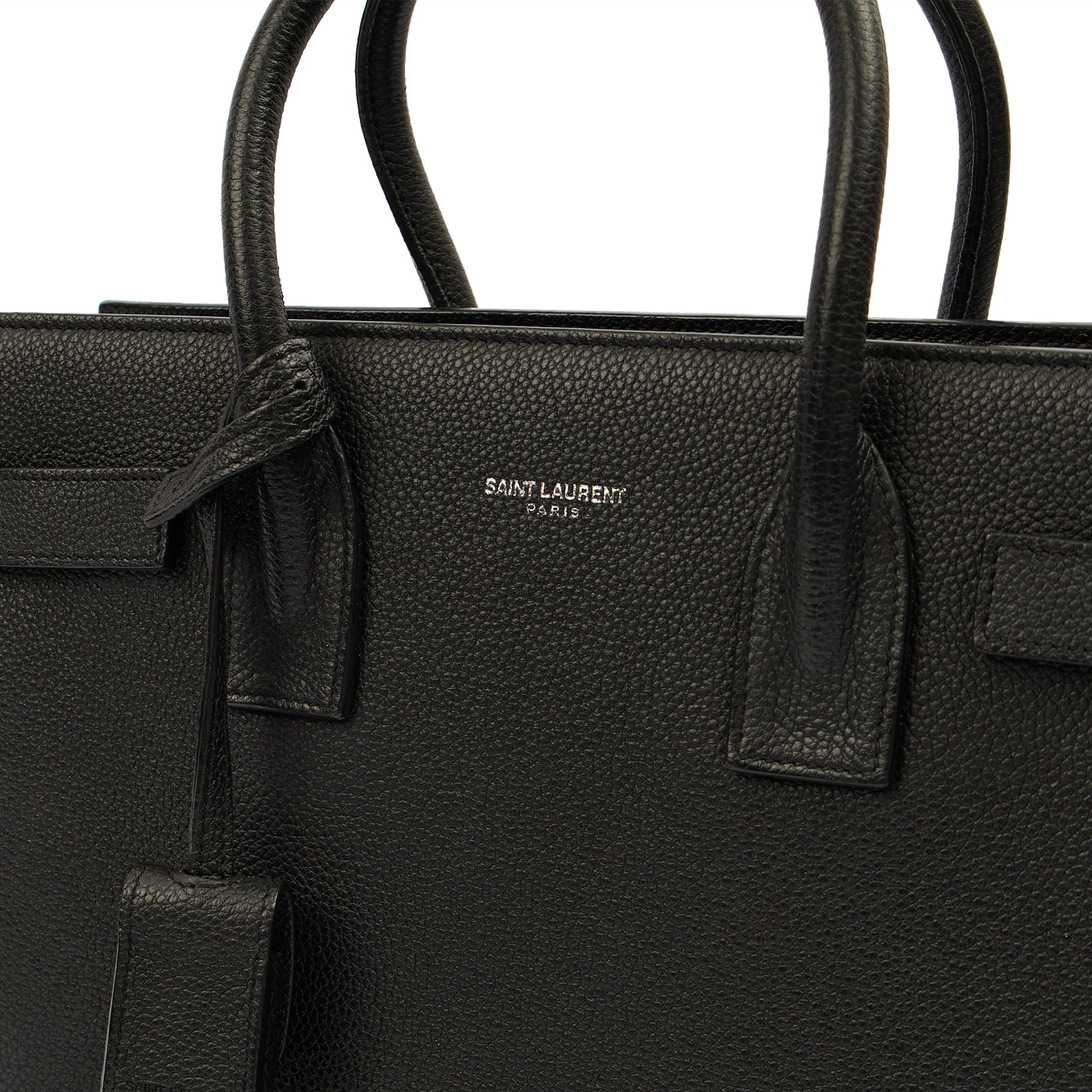 Saint Laurent Tote Sac de Jour Baby in Black, Leather — Alternate View 18