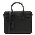 Saint Laurent Tote Sac de Jour Baby in Black, Leather — Front View