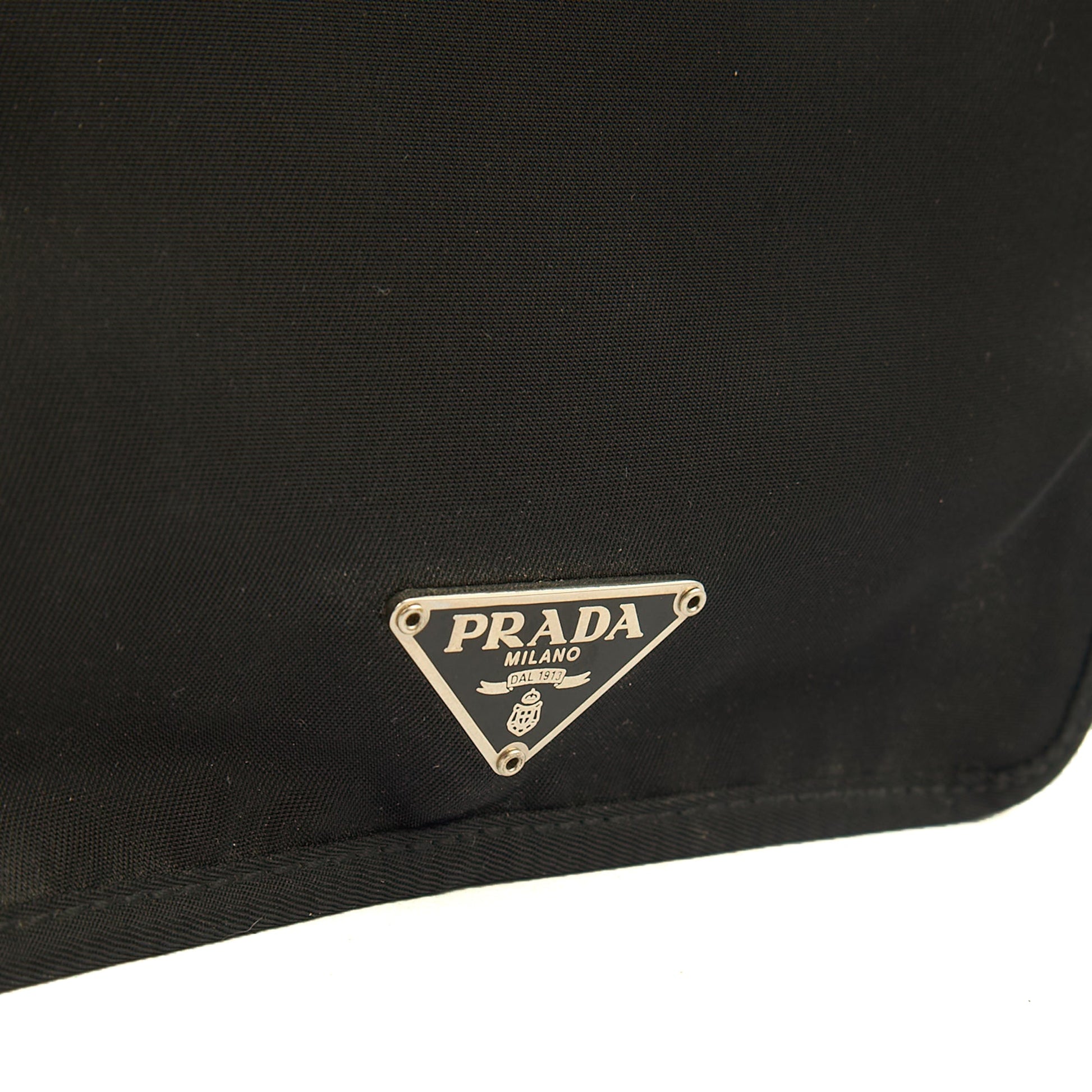 Prada Wallet Nylon Pouch Wristlet in Black, Nylon — Alternate View 13