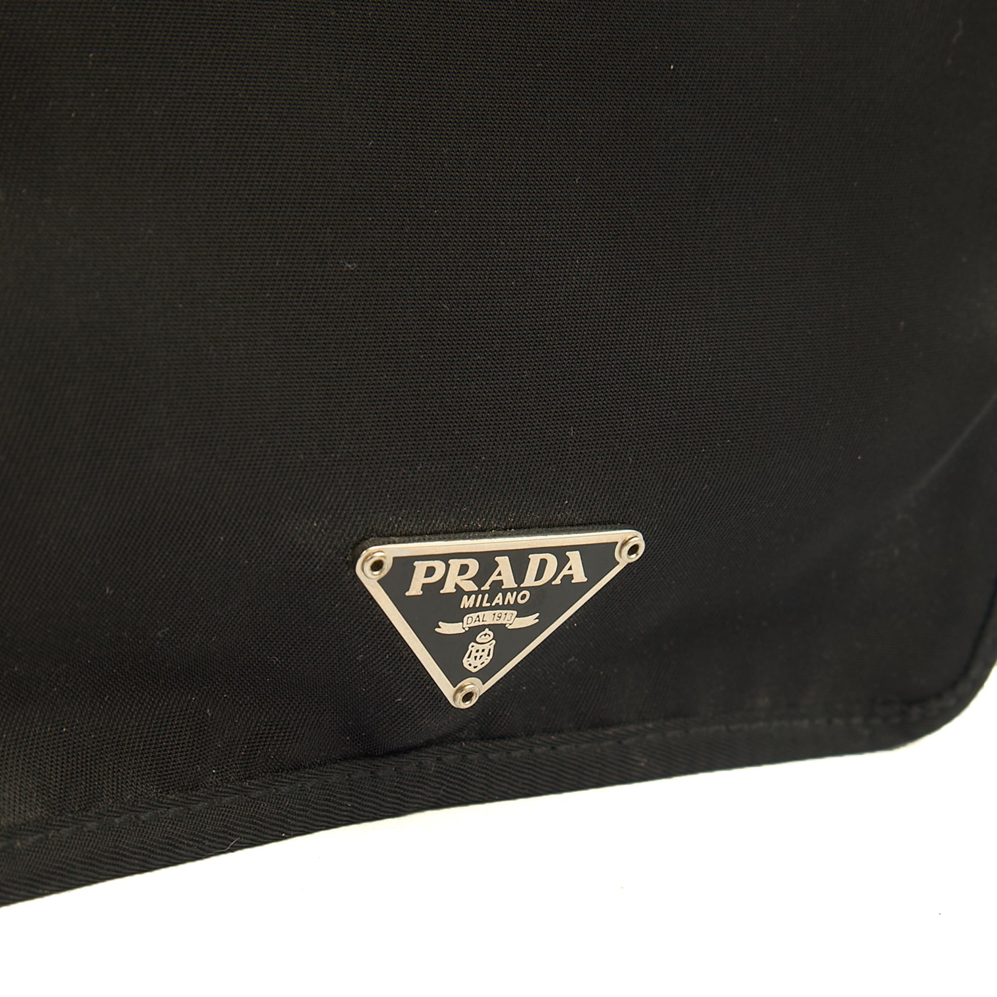 Prada Wallet Nylon Pouch Wristlet in Black, Nylon — Alternate View 13